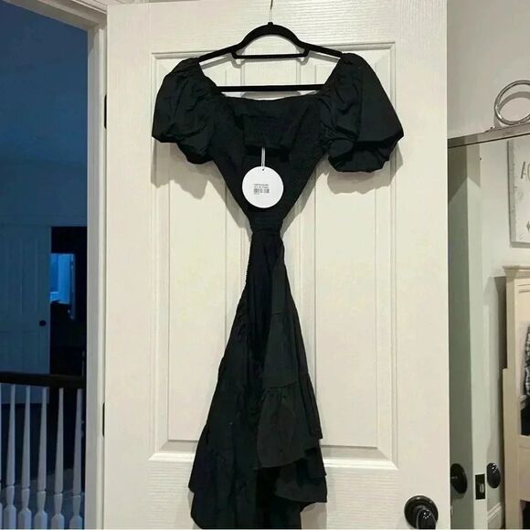 Princess Polly AMBER MINI DRESS BLACK - Picture 6 of 6